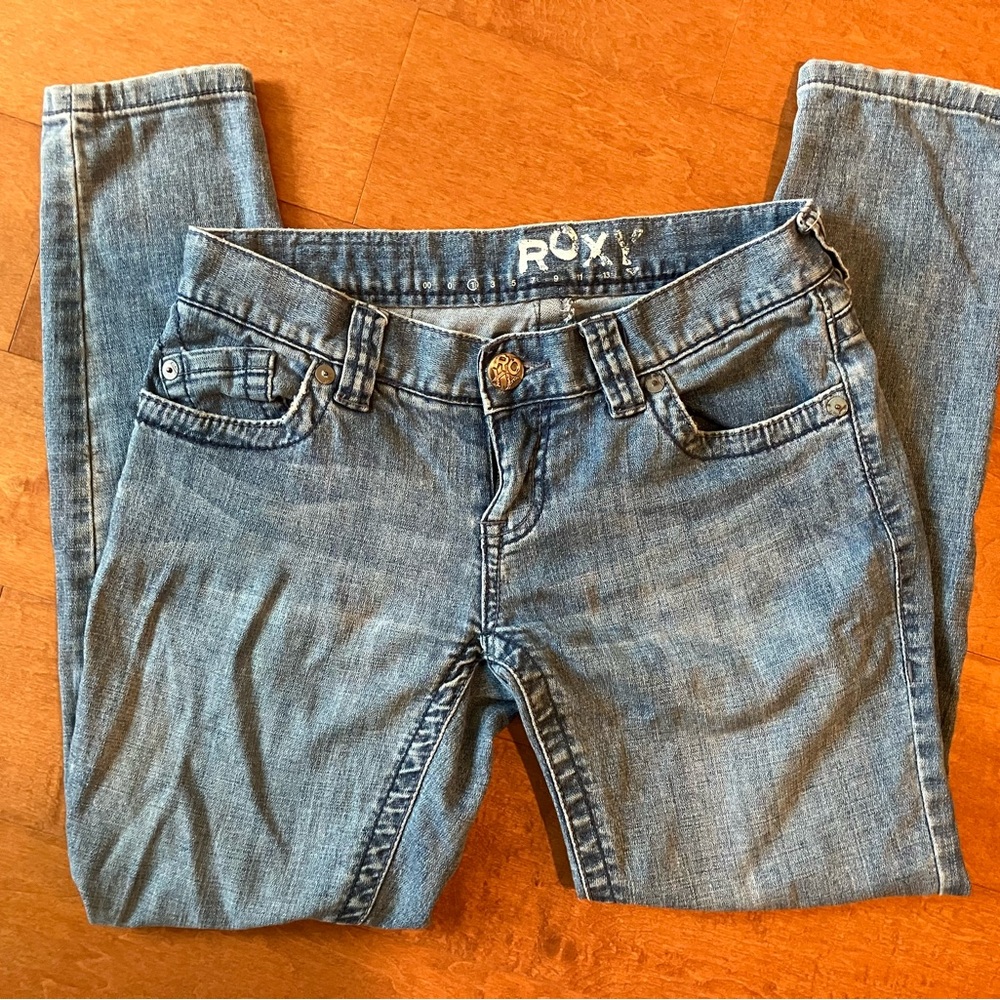 Vintage Roxy Jeans Size 1, Y2K Roxy Jeans, Vintage Denim, Vintage Roxy Denim